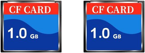 High-Performance 1.0GB CF Card (2-Pack) - Perfect for Cameras, N64 Consoles & More | Fast Data Transfer | Reliable Storage in Kuwait
