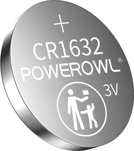 POWEROWL High Capacity CR1632 Battery (15-Pack) CR 1632 3v Lithium Batteries, 10 Years Leak-Free in Kuwait