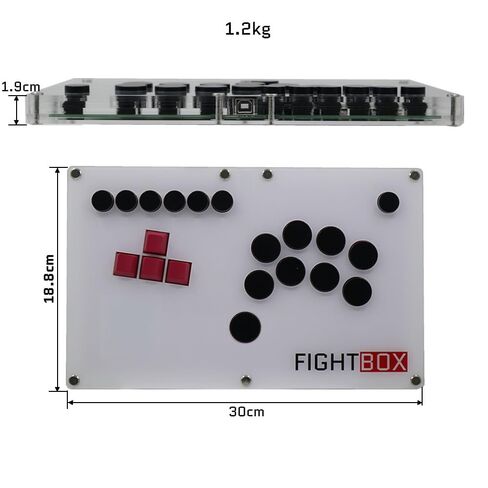 FightBox B7-PS5 Keyboard Button Leverless Arcade Fight Stick Game Controller Compatible With PC/PS3/PS4/PS5 in Kuwait