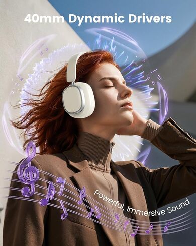 Active Noise Cancelling Headphones,78H Wireless Bluetooth Headphones in Saudi Arabia