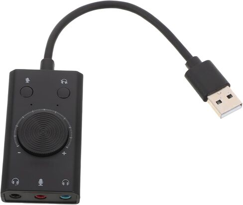 USB External Stereo Sound Card Audio Adapter with Volume Control in Kuwait