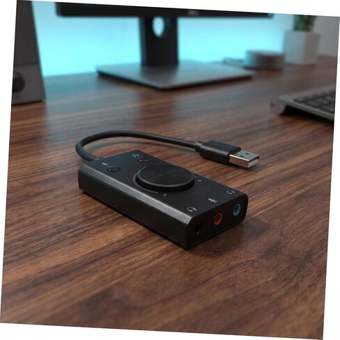 USB External Stereo Sound Card Audio Adapter with Volume Control in Kuwait
