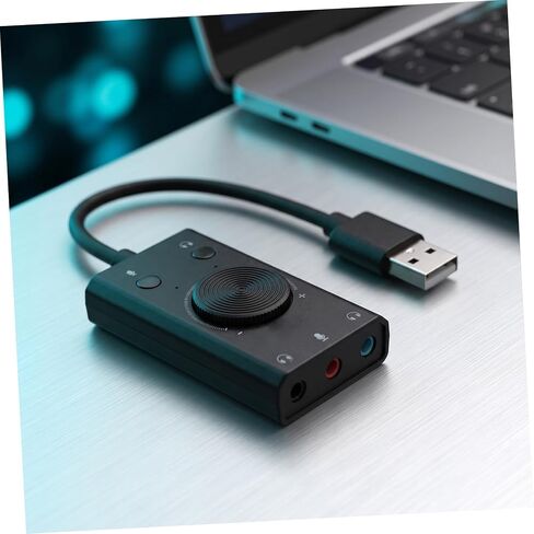 USB External Stereo Sound Card Audio Adapter with Volume Control in Kuwait