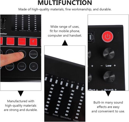M9 Voice Changer Portable Live Sound Card for Streaming in Saudi Arabia