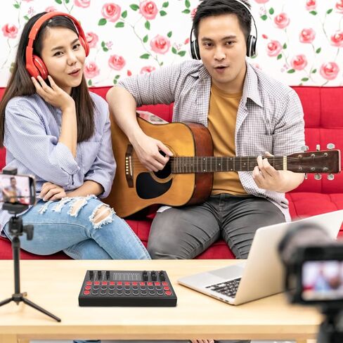 M9 Voice Changer Portable Live Sound Card for Streaming in Saudi Arabia