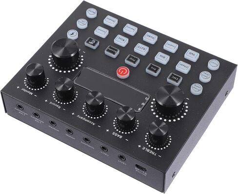 External Sound Card with Colorful Lighting, Iron Shell, 800 Ma in Kuwait