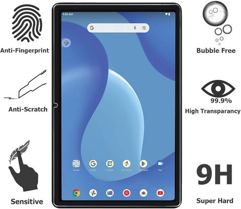 2 Pack Screen Protector For onn 11" Core Tablet (2026 Model) - Tempered Glass Film High Definition 9H Hardness in Kuwait