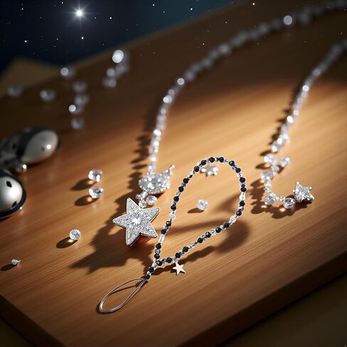 Black Five-Pointed Star Pendant Beaded Phones Chain, Cute Phone Charms Beaded Phones Strap Romantic Mobile Phone Strap Detachable Lanyard, Décor, Cell Phones Charms in Kuwait