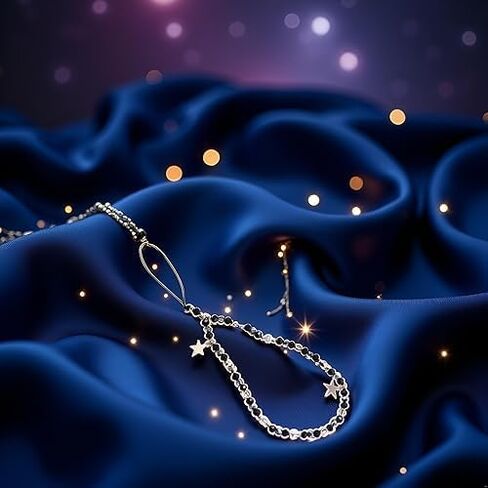 Five-Pointed Star Pendant Beaded Phones Chain,Cute Phone Charms Beaded Phones Strap Romantic Mobile Phone Strap Detachable Lanyard，Décor，Cell Phones Charms (Black) in Kuwait