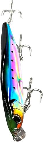 3pcs Saltwater Jerkbait, Flash Minnow 130mm Minnow Baits for Bass, Long Cast Lures Saltwater, Vibrating Sinking Drift Full Swimming Layer, Trout Pike Perch Crappie Lures, Striper Lures in Kuwait