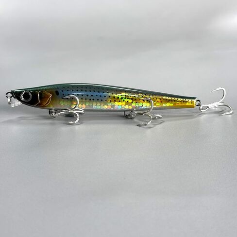 3pcs Saltwater Jerkbait, Flash Minnow 130mm Minnow Baits for Bass, Long Cast Lures Saltwater, Vibrating Sinking Drift Full Swimming Layer, Trout Pike Perch Crappie Lures, Striper Lures in Kuwait