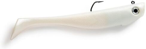 UMT 10" Paddle Tail Swimbait Saltwater Fishing Lures, 3 oz 6 oz, VMC 10/0 Barbarian Hook, Soft Plastic Jig, Bone & Olive, 1 & 3 Packs, for Striped Bass, Bluefish, Tarpon & Albacore in Kuwait