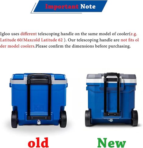 ALISA Cooler Telescoping Handle for Igloo (Not fits Old Model) in Saudi Arabia