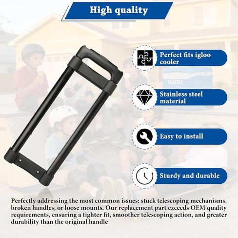 ALISA Cooler Telescoping Handle for Igloo (Not fits Old Model) in Saudi Arabia