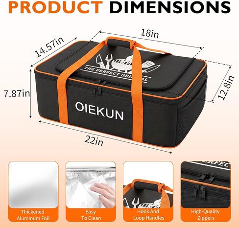 33QT BBQ Blanket for Resting Meat, Meat Resting with Grill Tool Storage Bag in Kuwait