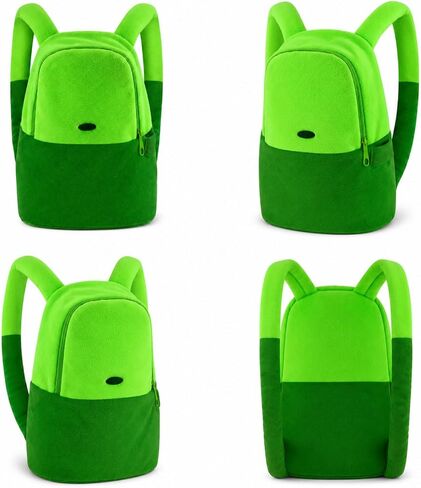 Green Anime Cosplay Backpack Medium Unisex Costume Accessories Bag Fantasy Explorer Dress-Up Accessory for Halloween Christmas Everday Use in Kuwait