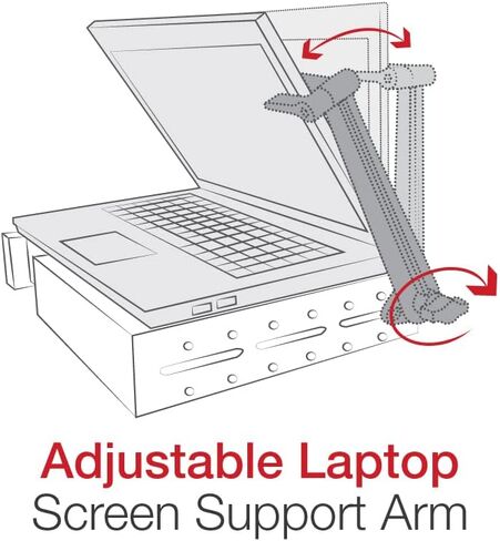 RAM MOUNTS Tough-Tray Laptop Screen Support Arm for Laptop Mounts in Kuwait