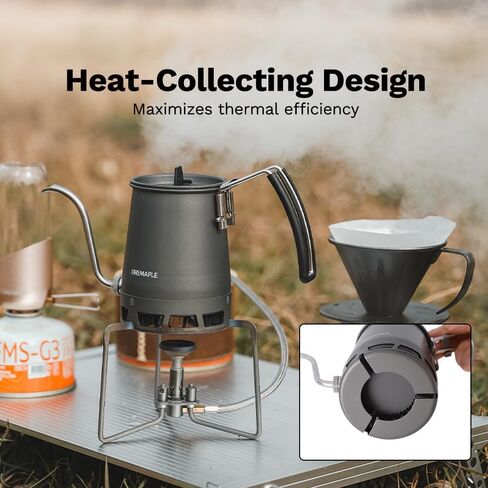 Fire-Maple Petrel Foldable Pour-Over Coffee Kettle 350ml Gooseneck Tea Pot in Kuwait