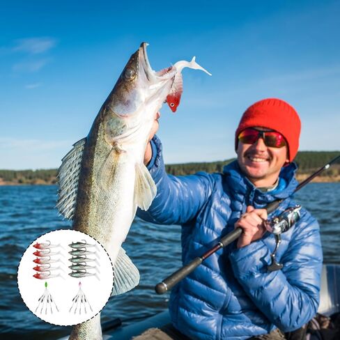 Umbrella Rig Fishing, Umbrella Rigs for Stripers,7 Lure Attachments，Fishing Lures for Saltwater and Freshwater Fishing in Kuwait