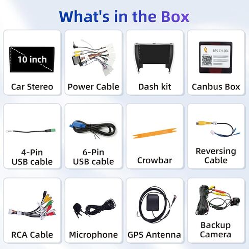 8 Core Car Radio for Toyota Camry 2015 2016 2017 - Upgrade Car Stereo 5GWIFI with Wireless CarPlay Android Auto Bluetooth5.0 AM/FM SWC GPS Navigation Backup Camera in Kuwait