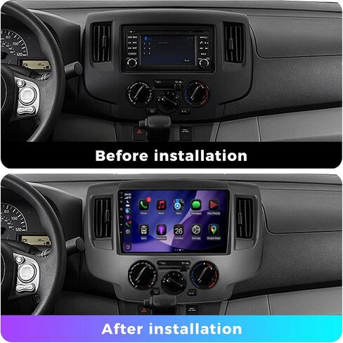 DUDUAUTO DUDU3 Car Radio for Nissan NV200/Chevy City Express 2014-2020 Stereo Update 8-Core 4+64GB 9" Carplay & Android Auto Head Unit w/Custom Wallpaper Layout Touch Screen for Navigation,Music in Kuwait