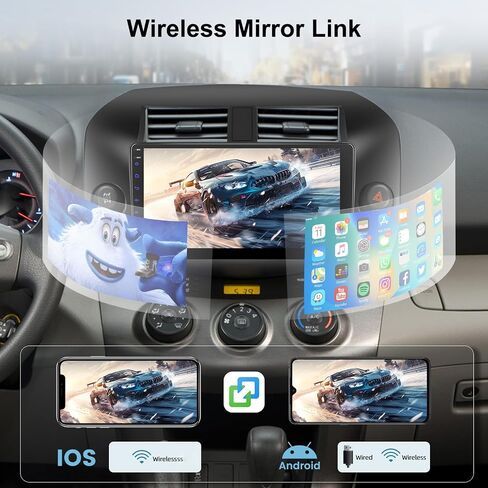 10 inch CarPlay Radio for Toyota RAV4 2007 2008 2009 2010 2011 2012 Stereo in Kuwait