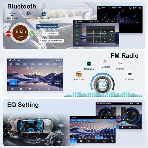 10 inch CarPlay Radio for Toyota RAV4 2007 2008 2009 2010 2011 2012 Stereo in Kuwait