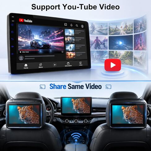 10 inch CarPlay Radio for Toyota RAV4 2007 2008 2009 2010 2011 2012 Stereo in Kuwait