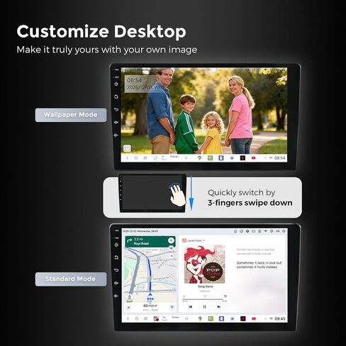 DUDUAUTO DUDU3 Car Radio for Nissan NV200/Chevy City Express 2014-2020 Stereo Update 8-Core 4+64GB 9" Carplay & Android Auto Head Unit w/Custom Wallpaper Layout Touch Screen for Navigation,Music in Kuwait