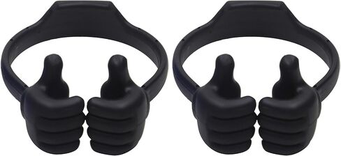 HONSKY Thumbs-Up Phone Stand for Tablets, E-Readers and Smart Phones – Green/Purple – 2 Count in Kuwait