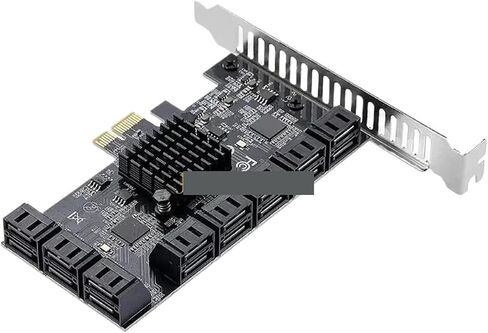 LX0B 16 Port III PCIE Controller Expansion Card PCIE 4X Slot to SATA3.0 Adapter in Kuwait
