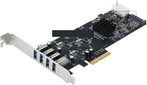 LX0B 4‑Port USB PCIe Independent‑Channel Expansion Card in Kuwait
