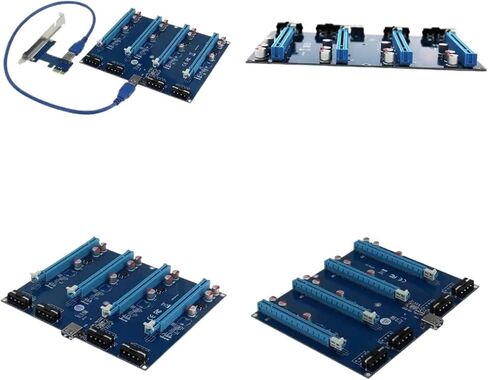 LX0B PCIe to 4×PCI-E X16 Expansion Switch Hub in Kuwait