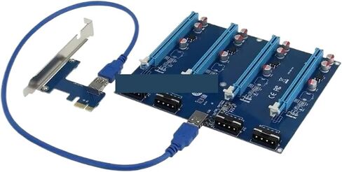 LX0B PCIe to 4×PCI-E X16 Expansion Switch Hub in Kuwait