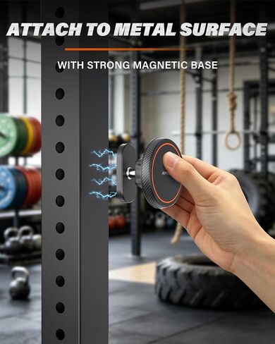 APPS2Car Magnetic Phone Holder for Gym, Double-Sided Magnet, 360° Rotation in Kuwait