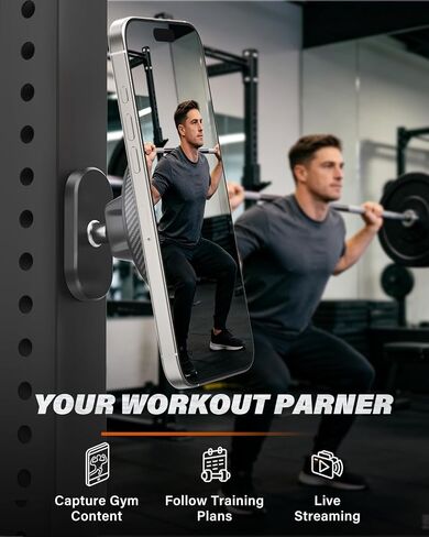 APPS2Car Magnetic Phone Holder for Gym, Double-Sided Magnet, 360° Rotation in Kuwait
