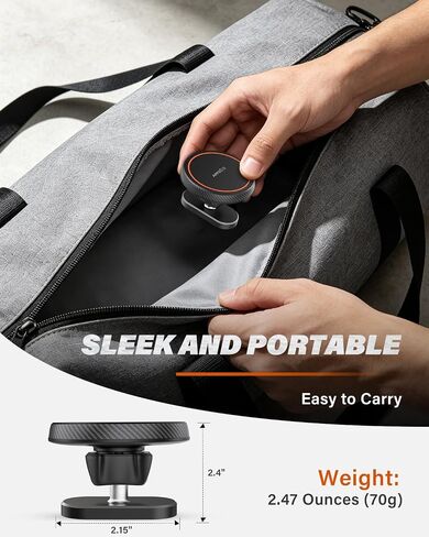 APPS2Car Magnetic Phone Holder for Gym, Double-Sided Magnet, 360° Rotation in Kuwait
