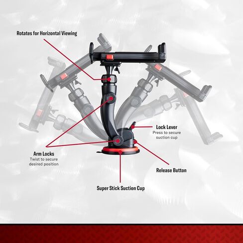 Tuff Tech Super Stick Car Phone Mount for Windshield or Dashboard in Kuwait
