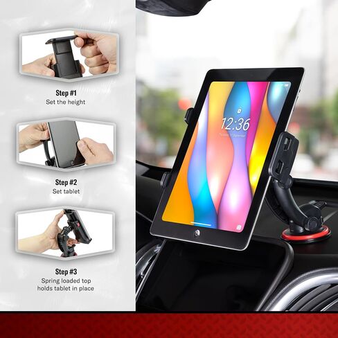Tuff Tech Super Stick Car Phone Mount for Windshield or Dashboard in Kuwait