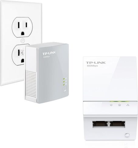 TP-Link AV500 2-Port Powerline Starter Kit, Up to 500Mbps (TL-PA4026 KIT) in Kuwait