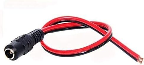 DC Power Pigtail Cable,5.5x2.1mm 18AWG 12V 5A (5 Pairs) in Kuwait