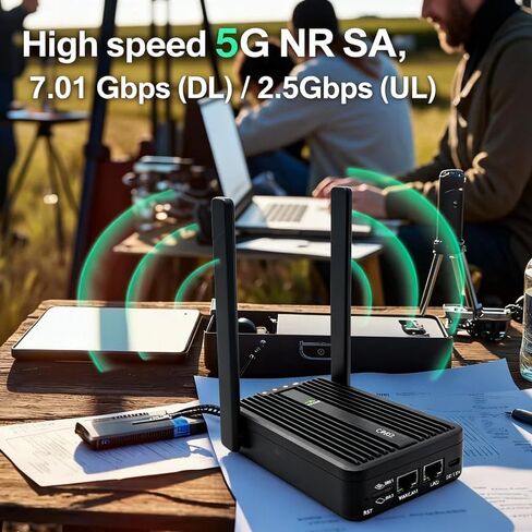 InHand Networks CR602,5G Cellular Router WiFi 7,10000mAh, Dual SIM & eSIM in Kuwait