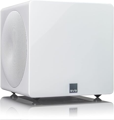 SVS 3000 Micro Subwoofer (Piano Gloss White) | Active Dual 8-in Drivers, 800 Watt RMS, Sealed Cabinet in Saudi Arabia