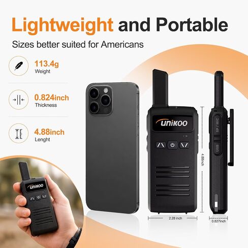 Walkie Talkies Long Range Rechargeable FRS Two Way Radios(2 Pack) in Kuwait