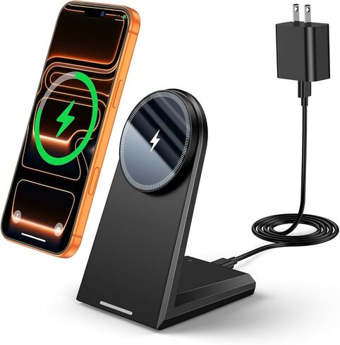 NANAMI 25W Magnetic Wireless Charger Stand with 30W PD Adapter for iPhone in Saudi Arabia