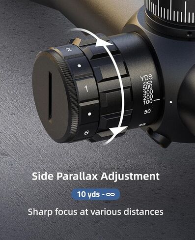 EZshoot 5-25x56 FFP Rifle Scope with Zero Stop, MOA Illuminated Reticle, Parallax Adjustment, 34mm Tube Long Range Scope, First Focal Plane Riflescope in Kuwait