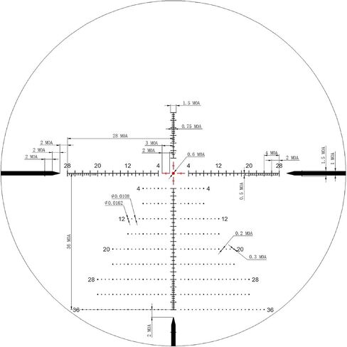EZshoot 5-25x56 FFP Rifle Scope with Zero Stop, MOA Illuminated Reticle, Parallax Adjustment, 34mm Tube Long Range Scope, First Focal Plane Riflescope in Kuwait