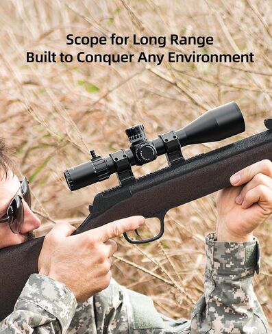 EZshoot 5-25x56 FFP Rifle Scope with Zero Stop, MOA Illuminated Reticle, Parallax Adjustment, 34mm Tube Long Range Scope, First Focal Plane Riflescope in Kuwait