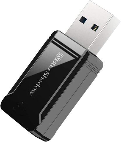 Blueshadow AC1300 USB WiFi Adapter - 2.4G/5G Dual Band Wireless Network Adapter for Desktop Computers PC, MU-MIMO WiFi Dongle, USB 3.0, Supports Windows 11, 10, 8.1, 8, 7, XP/MAC OS 10.5-10.15 in Kuwait