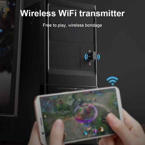 Blueshadow AC1300 USB WiFi Adapter - 2.4G/5G Dual Band Wireless Network Adapter for Desktop Computers PC, MU-MIMO WiFi Dongle, USB 3.0, Supports Windows 11, 10, 8.1, 8, 7, XP/MAC OS 10.5-10.15 in Kuwait